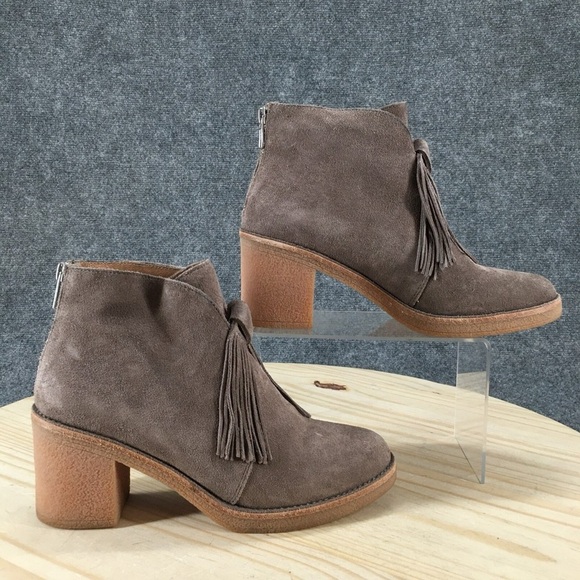 UGG Suede Ankle Boots with Tassels - Picture 1 of 5